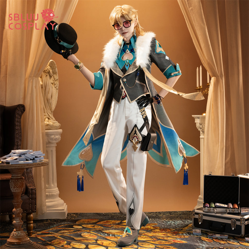 SBluuCosplay Game Honkai Star Rail Cosplay Aventurine Cosplay Costume