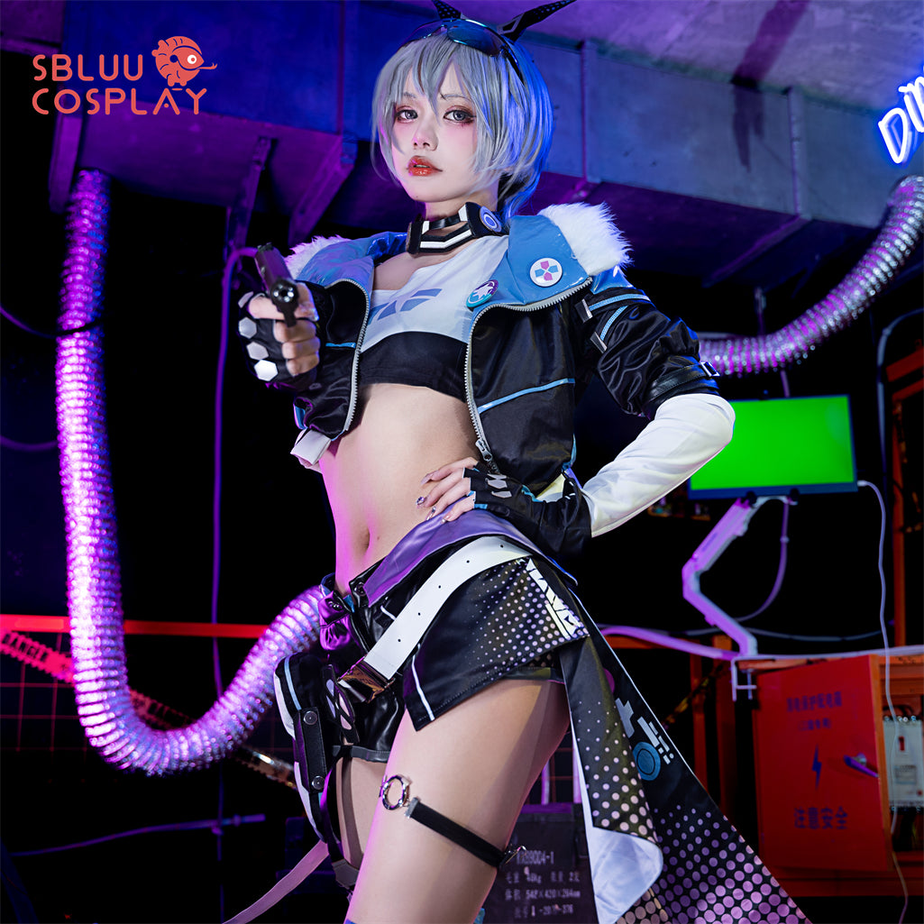 SBluuCosplay Game Honkai Star Rail Cosplay Silver Wolf Cosplay Costume