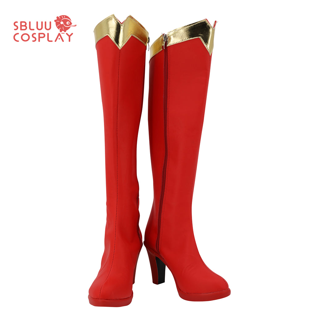 SBluuCosplay Superman Superwoman Supergirl Cosplay Shoes Custom Made ...