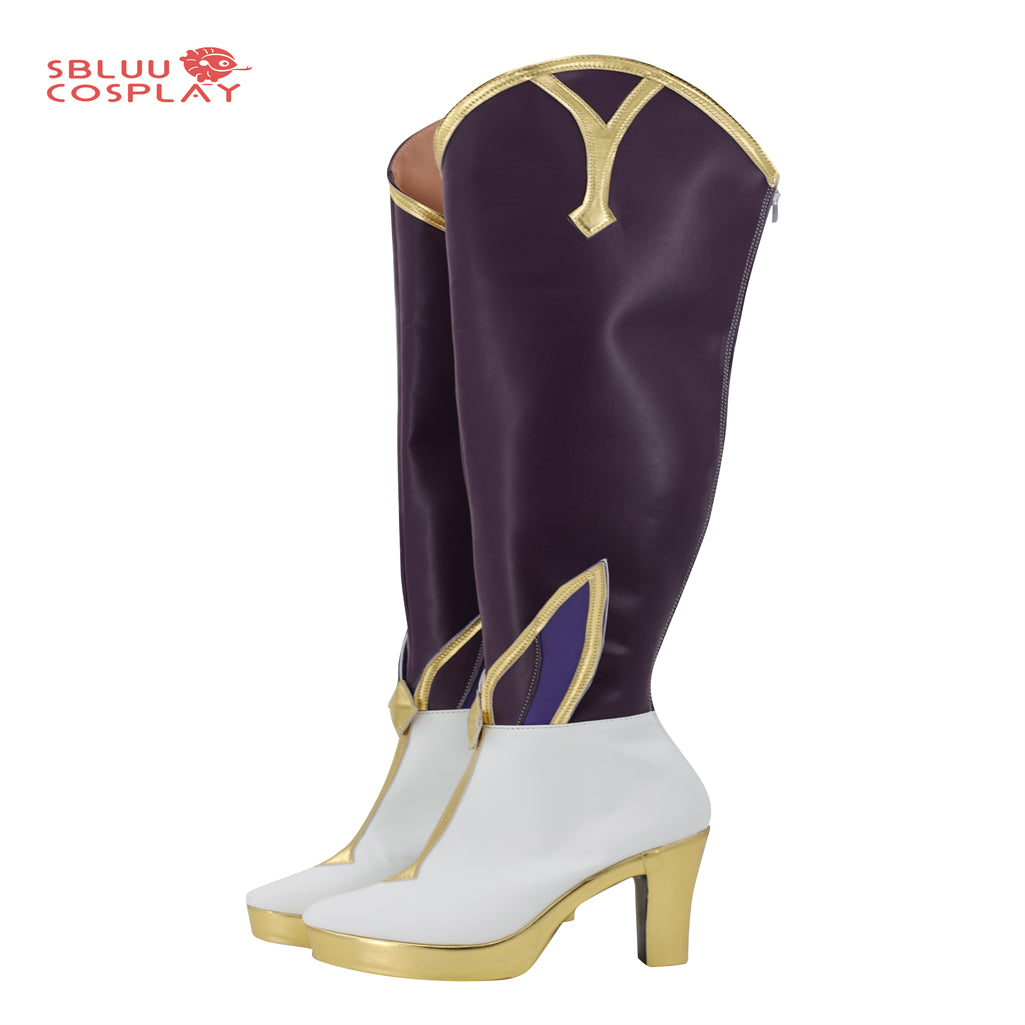 Qiyana True Damage Shoes Cosplay Lol Qiyana Cosplay Boots High Heel Shoes  Custom Made - Shoes - AliExpress