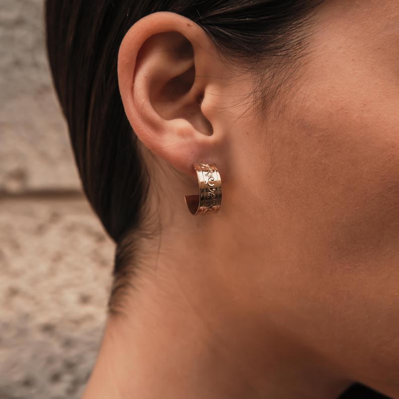 Billede af Guldbelagte Ear Cuffs øreringe