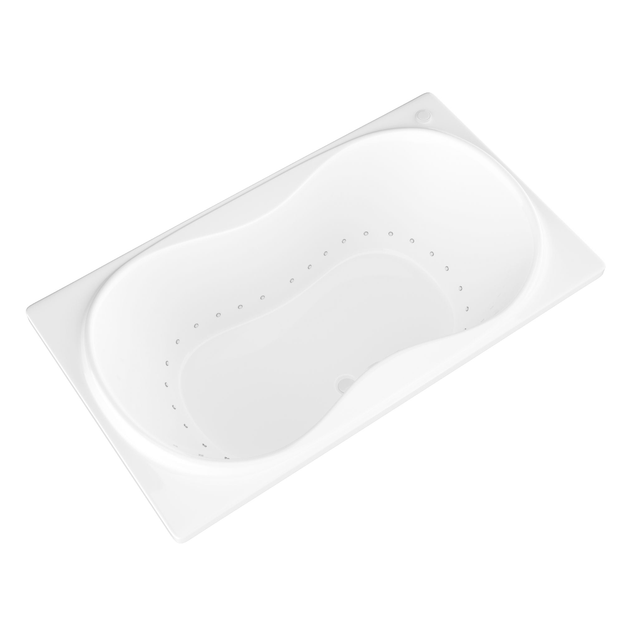 Atlantis Whirlpools Whisper 36 x 72 Rectangular Bathtub 3672W