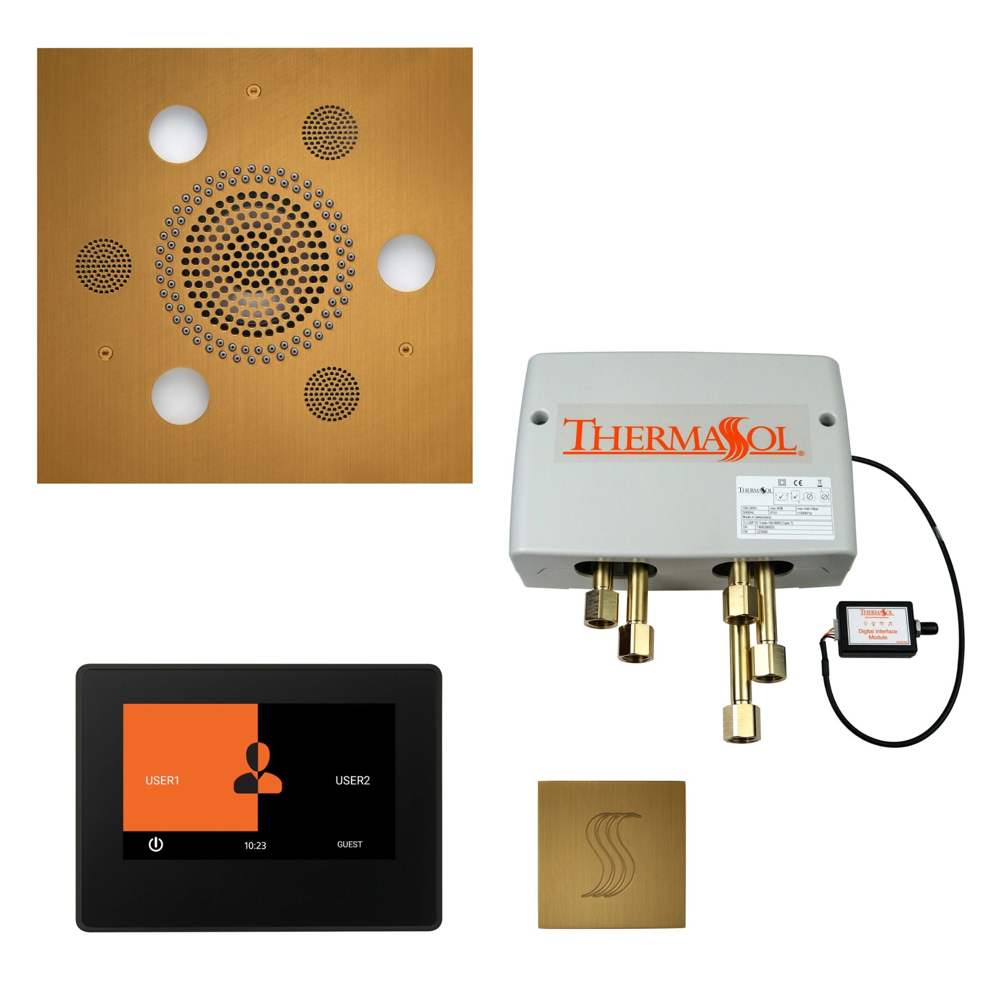 ThermaSol The Total Wellness Package with 7" ThermaTouch and Square TWP7S