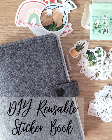 DIY Reusable Sticker Collecting Album – Rachel The Turtle Journal