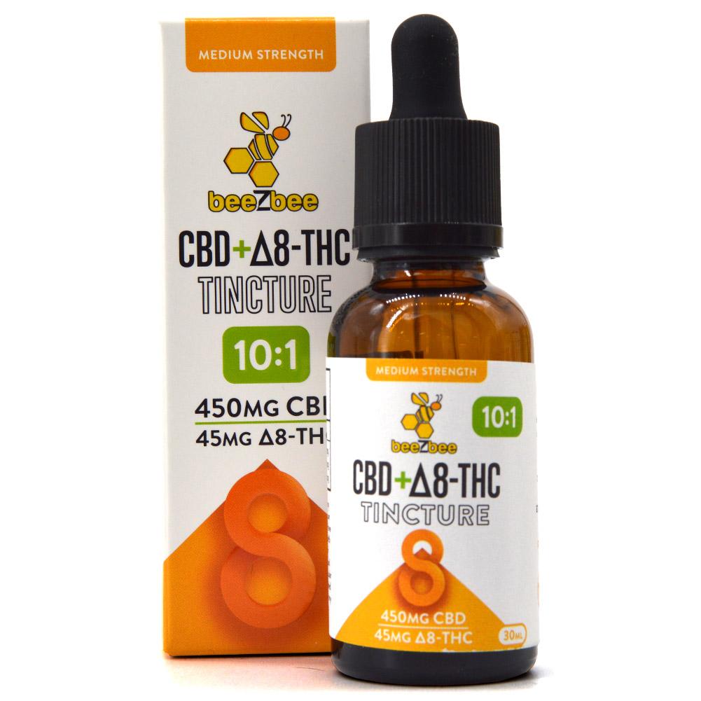 CBD+Delta-8 THC Tinctures, Medium Strength