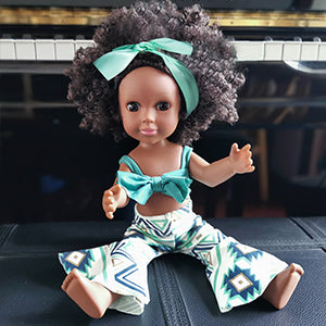 Nice2You 14inch Black Baby Doll for Kids