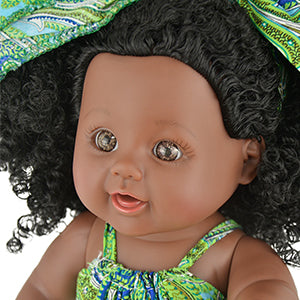 Nice2You 12inch Black Baby Doll for Kids