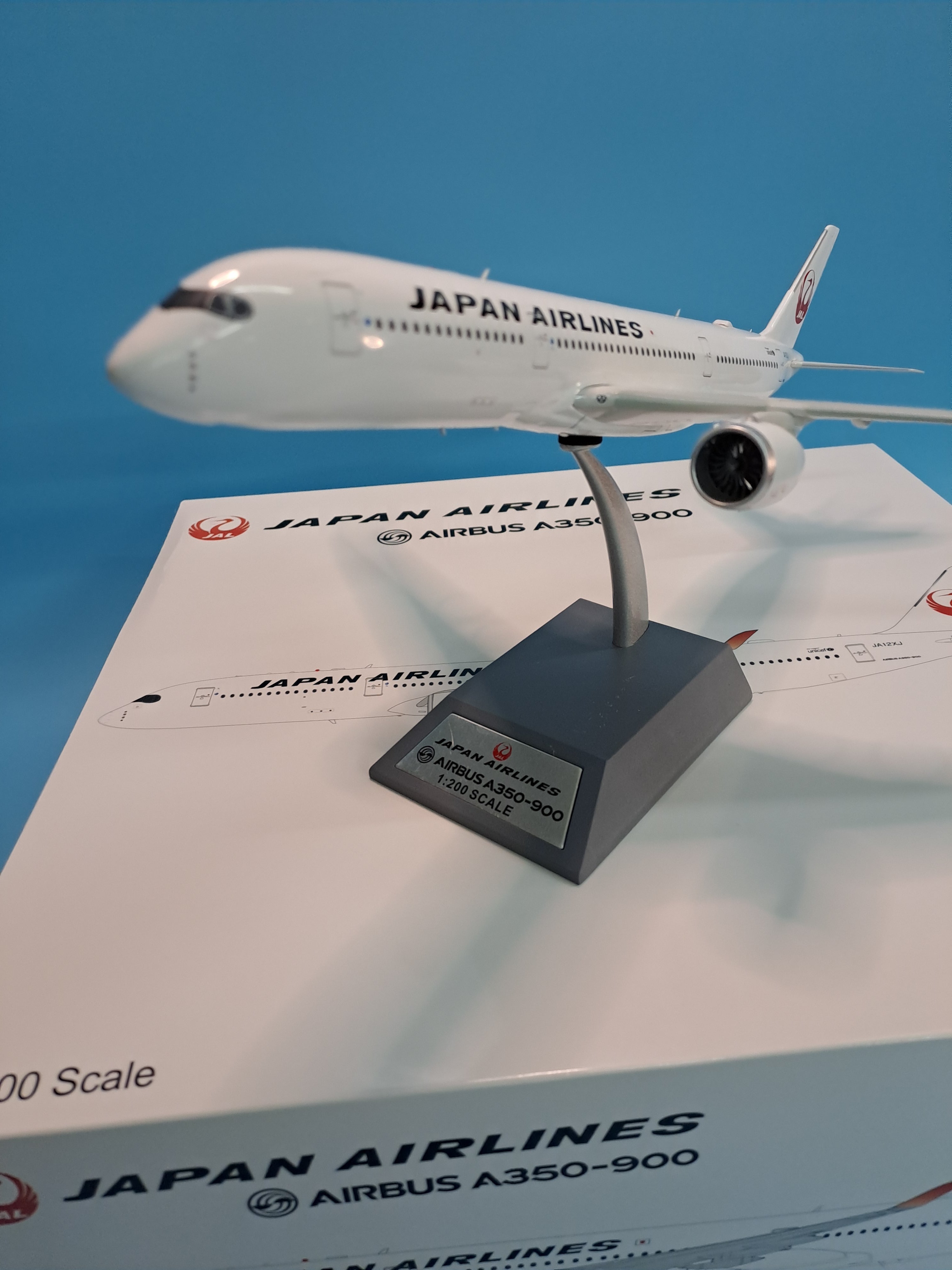 訳ありセール 格安） JFOX JA12XJ Airbus 1/200スケール A350-900