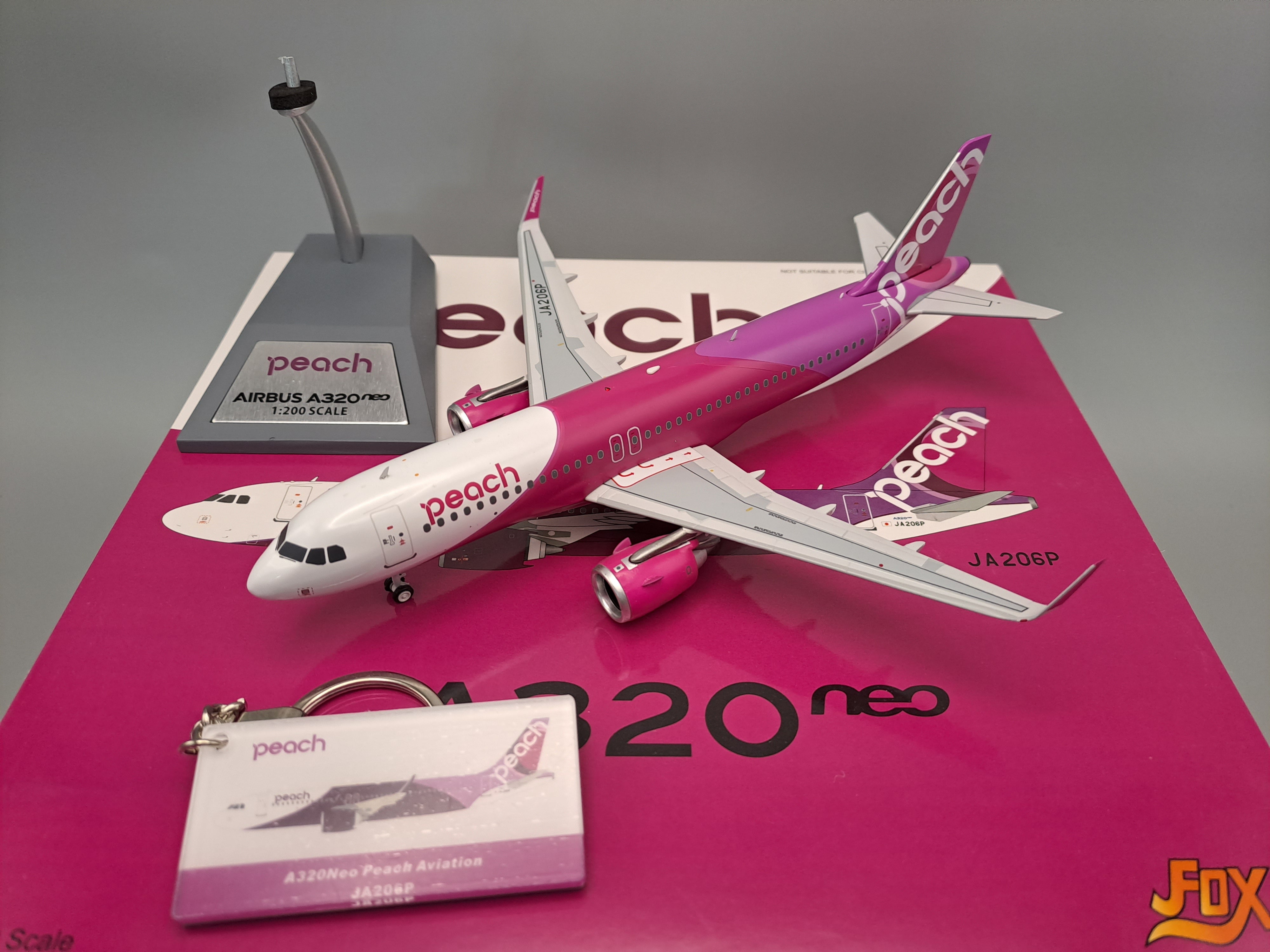 J-Fox Peach A320Neo JA206P 【高い素材】 www.acr-concept.com