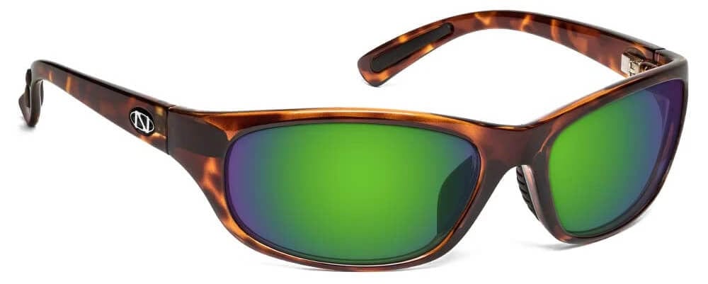 Petit Bois | ONOS Polarized Bifocal Reader Fishing Sunglasses | 100% UVB + UVA Polarized Amber with Blue Mirror / No Bifocal/Reader (Plano) / Glossy