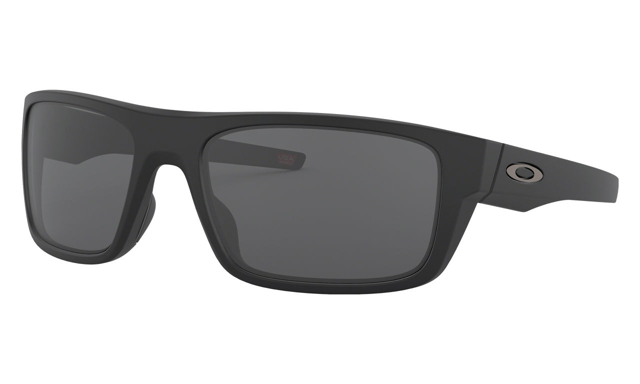 Oakley Drop Point Polarized Sunglasses, Matte Black/Prizm Black