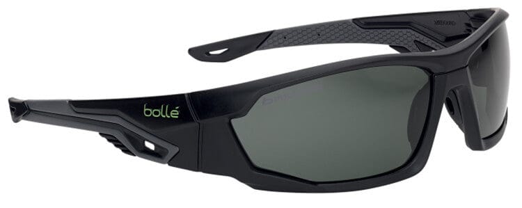 Bolle Hustler Safety Glasses Polarized Smoke Anti-Fog Lenses