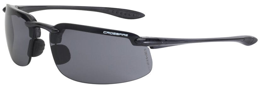 Crossfire ES4 Safety Glasses with HD Brown Flash Mirror Lens