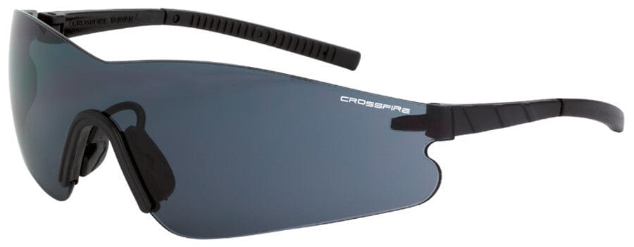 Crossfire Sniper Safety Glasses Black & Emerald Mirror Lens