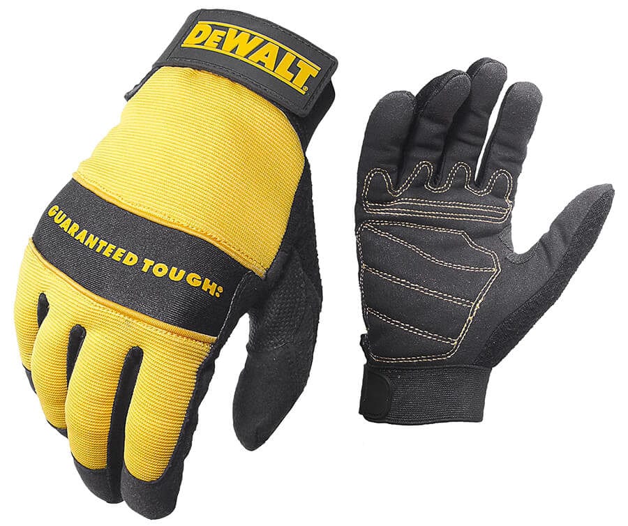 DeWALT Box of 12 Pair Rubber Coated Gripper Safety Gloves DPG70