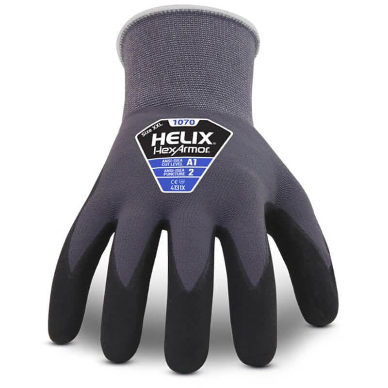 PIP Case of 144 Pair A1 Cut Level MaxiFlex Nylon Gloves with Nitrile Micro  Dot Grip 34-844