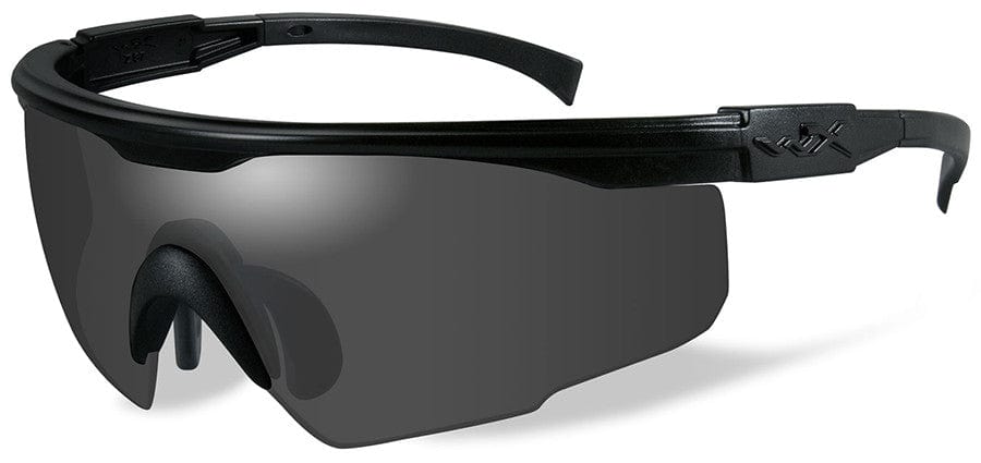 Wiley X Saint Sunglasses Black Frame and Smoke Gray Lenses