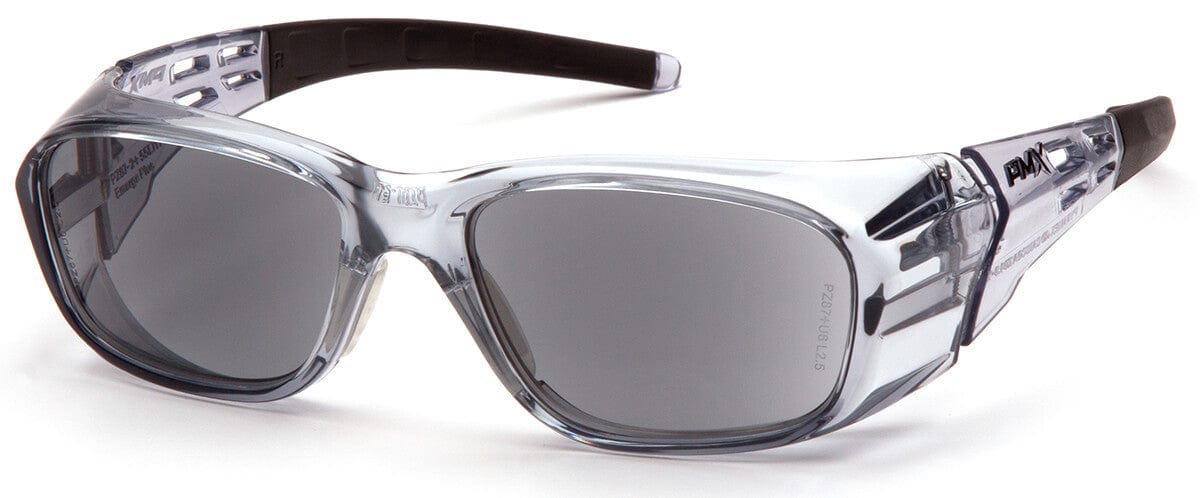 Pyramex Emerge Safety Glasses Black Frame IR Shade 5.0 Lens