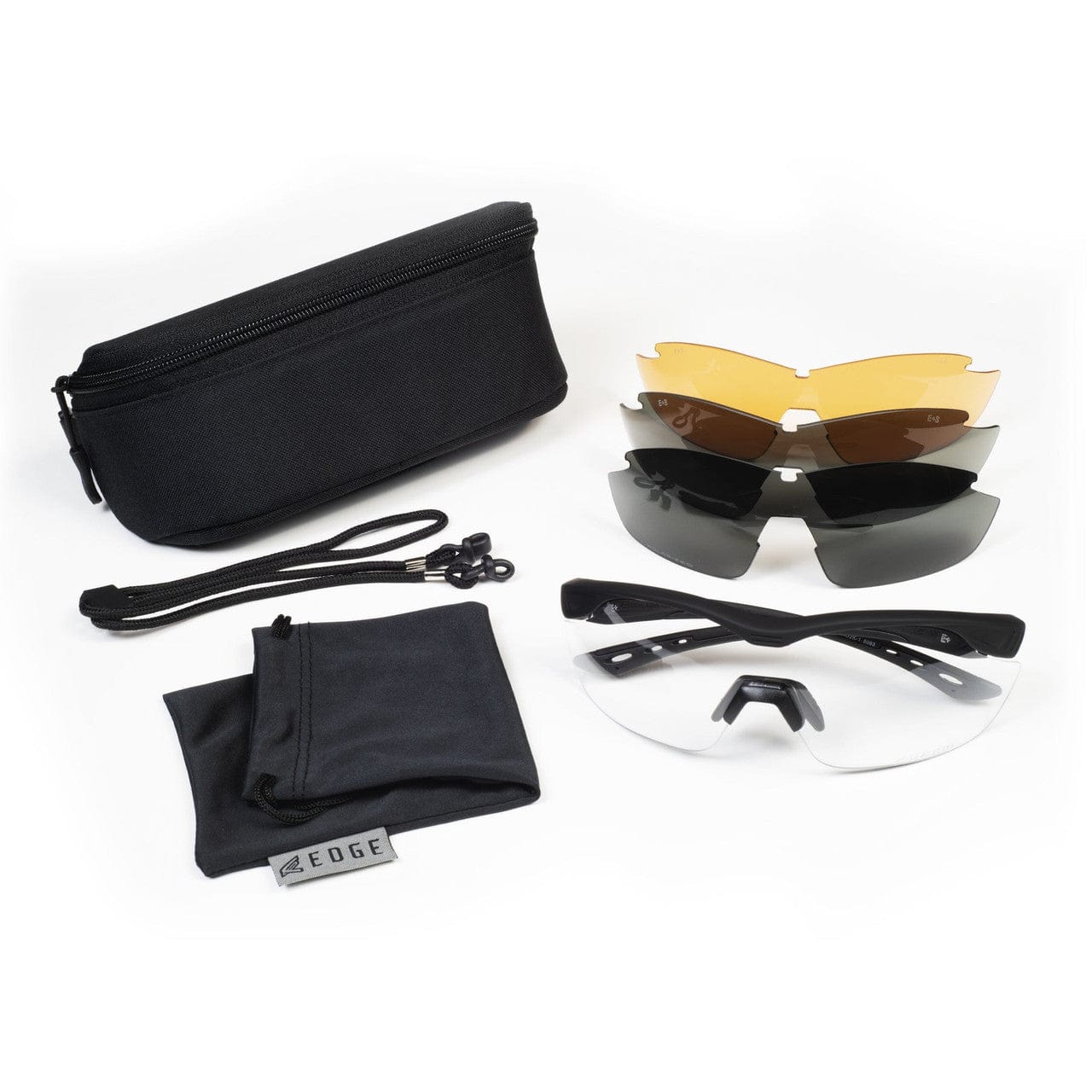 Edge Tactical Eyewear Overlord Safety Glasses 3-Lens Kit