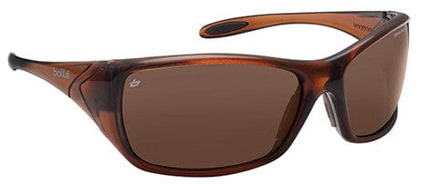 Bolle Baxter Safety Glasses Black Frame Polarized Smoke Lens