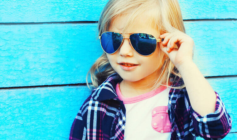 Girl Wearing Sunglasses
