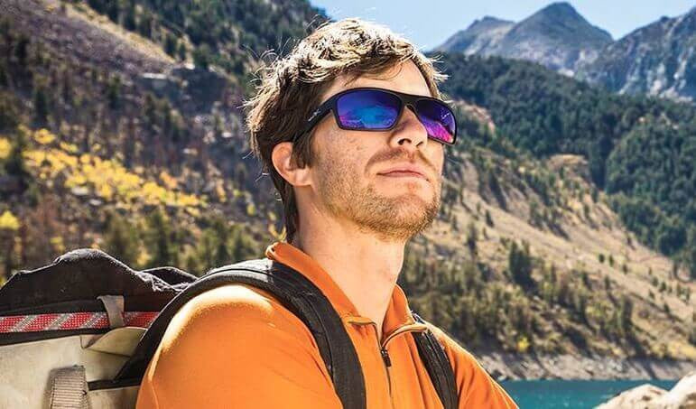 Hiker Wearing Wiley X Sunglasses