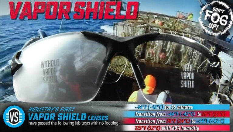 Edge Vapor Shield Anti-Fog Safety Glasses