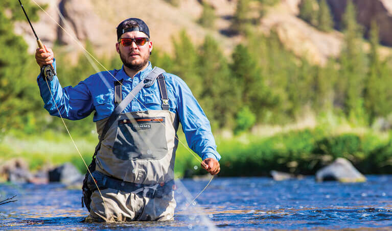 Polarized Fishing Glasses in the River