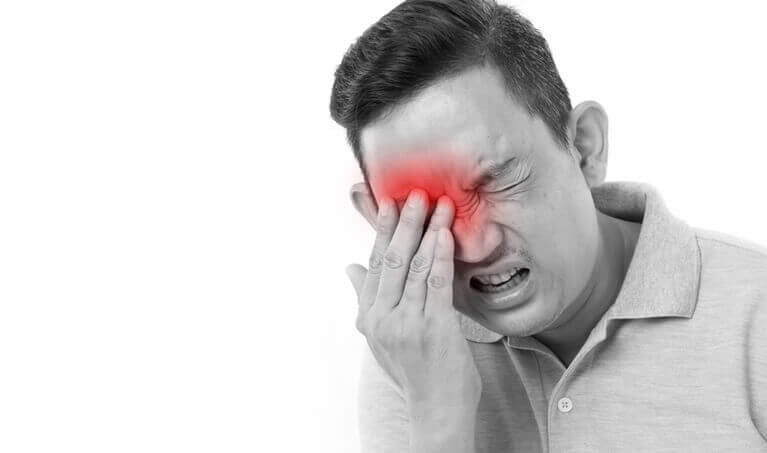 Man With Eye Pain