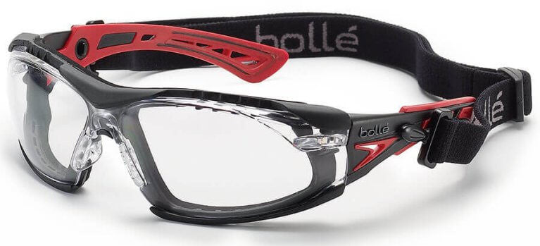 Bolle Rush Plus Safety Glasses with elastic strap