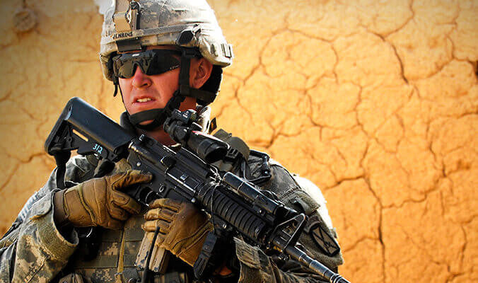Ballistic-rated sunglasses provide critical protection for today's military and law enforcement personnel.
