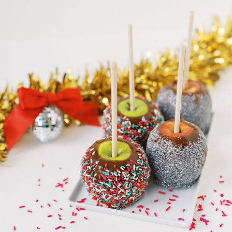 Caramel Apples are the perfect healthy holiday treat