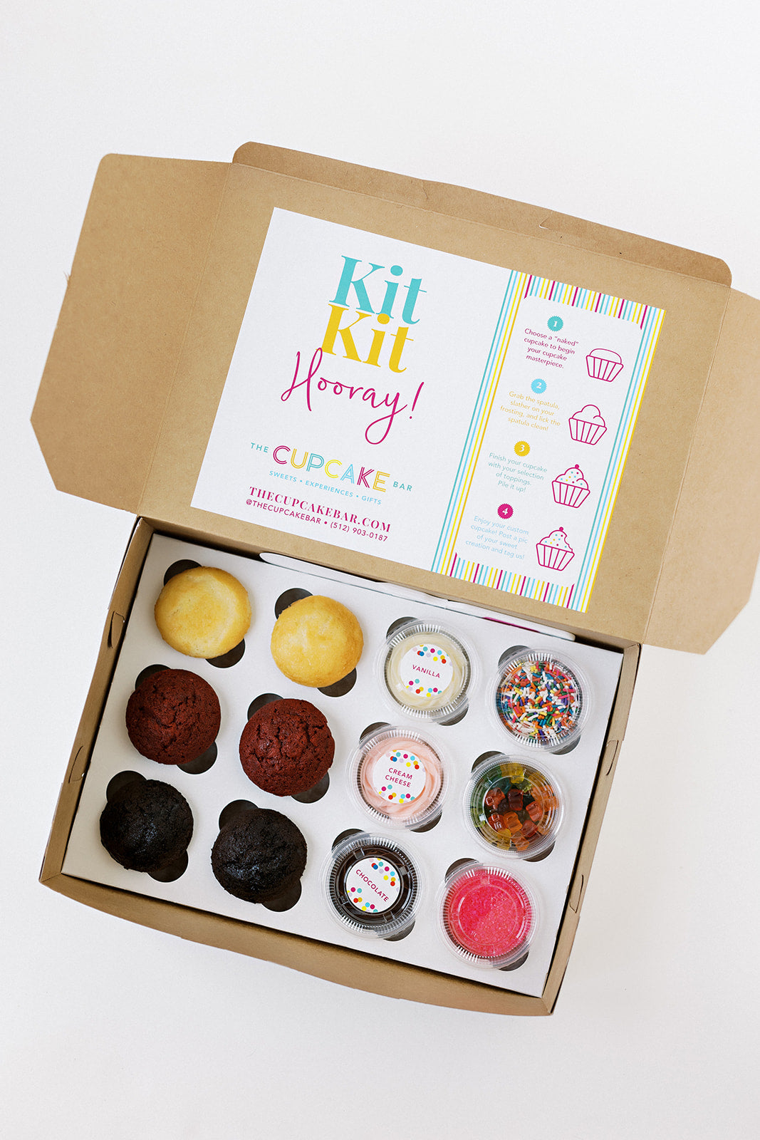 Cupcake Kit Available for Pickup and Delivery in Austin, TX