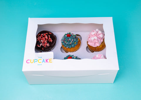 Half dozen Holiday Cupcakes