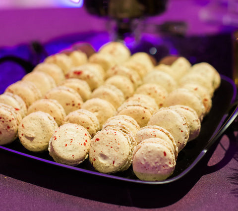 Macarons make a delicious and creative wedding dessert that isn't cake