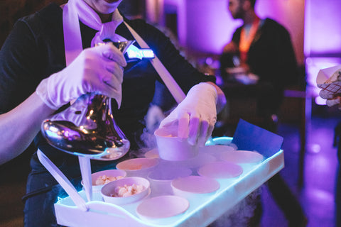 Nitro treats are cool to look at an fun to eat - wedding desserts that aren't cake