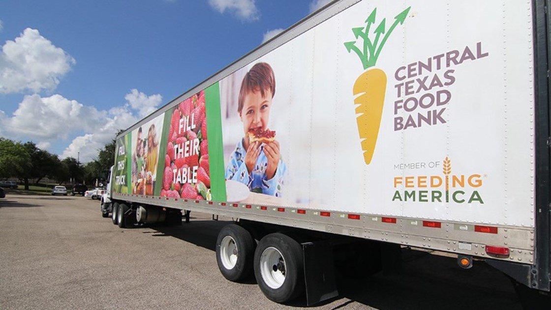 Central Texas Food Bank truck