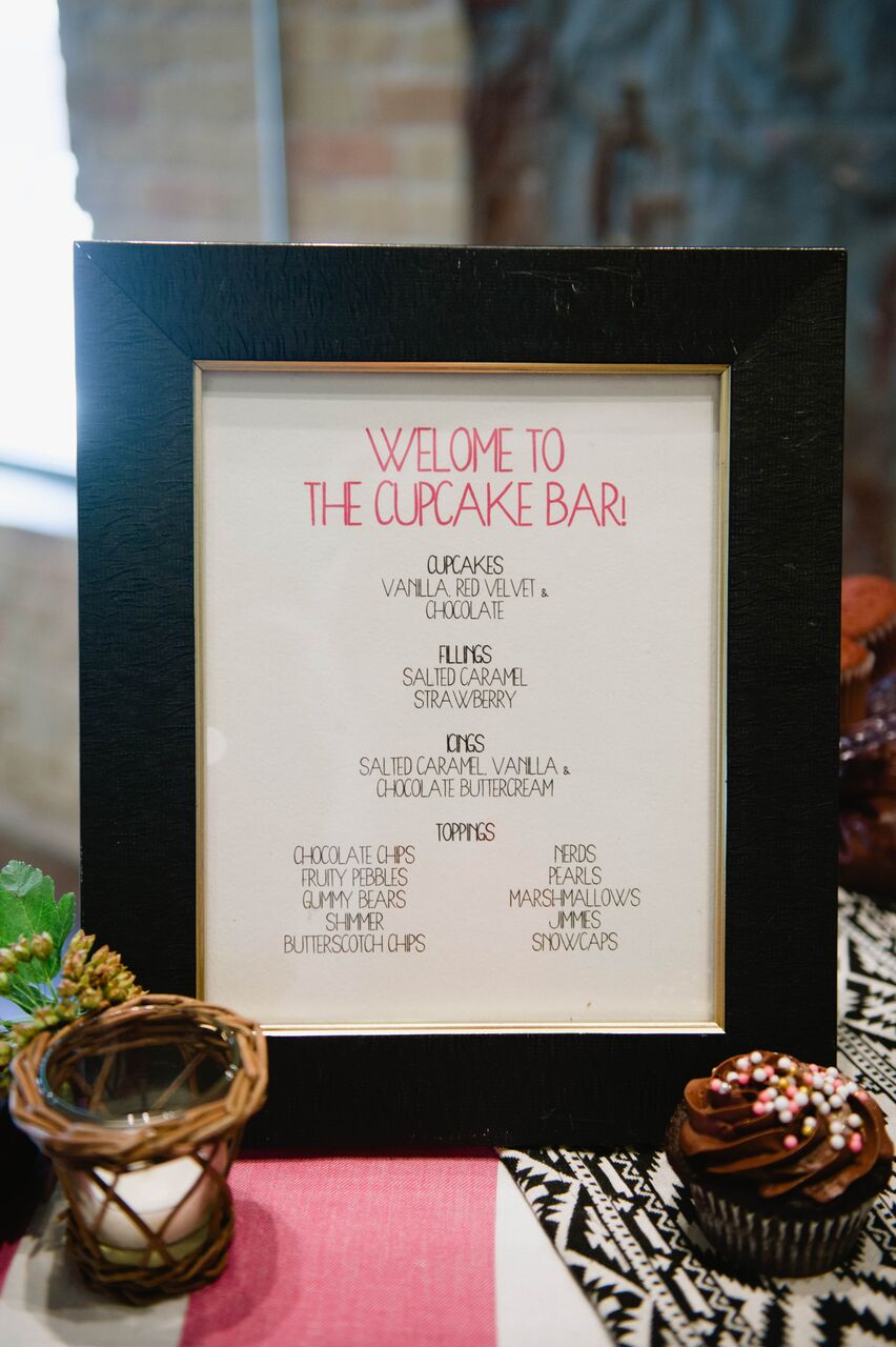 Welcome to the Cupcake Bar menu