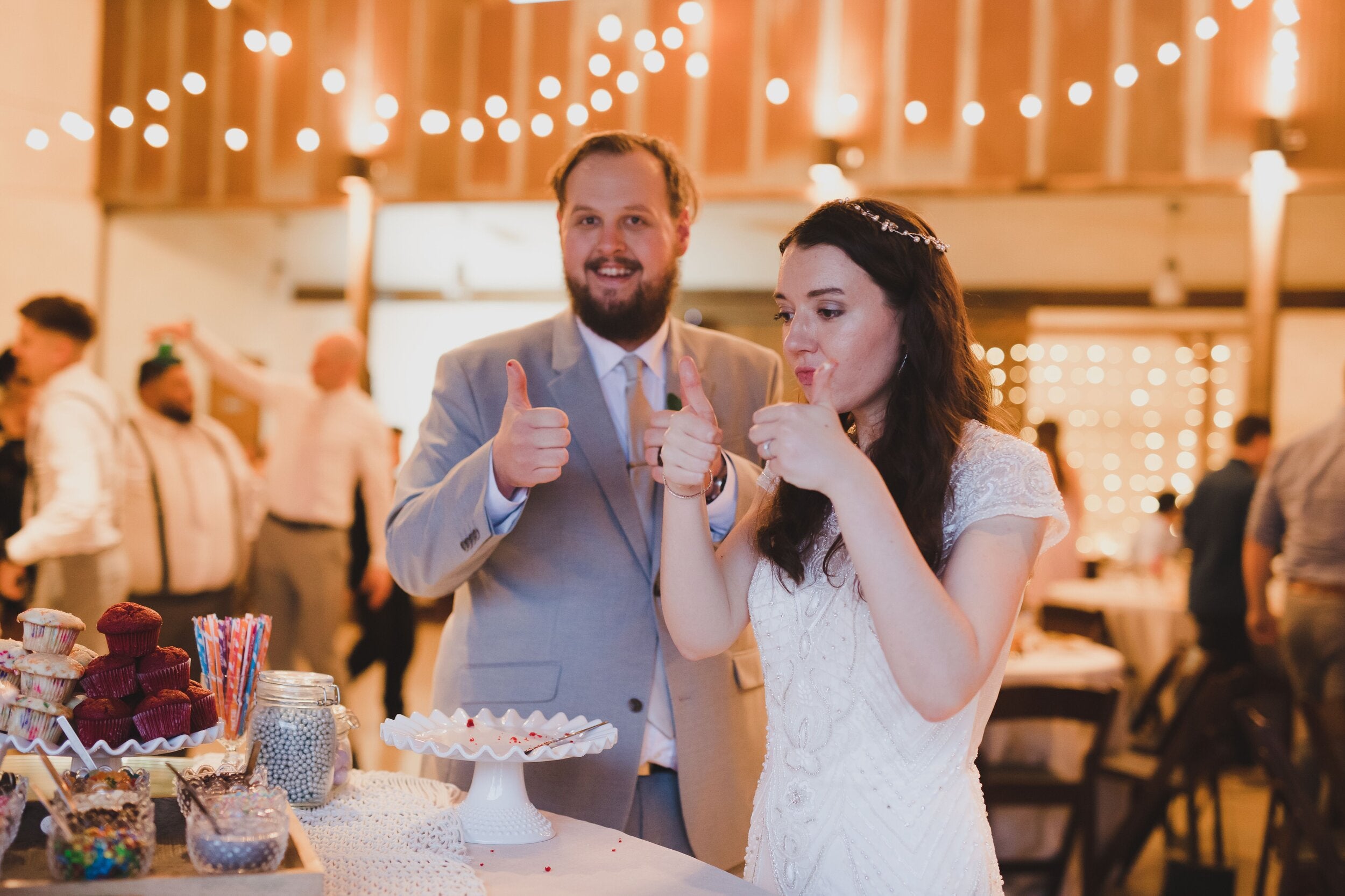 Custom cupcake Bar Wedding Austin Texas