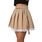 Elegant PU Leather Mini Office  Skirt - Peafan Time