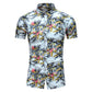 9 Style Design Short Sleeve Men Casual Shirt