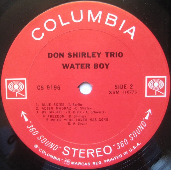 oversøisk finansiere Han Buy Don Shirley Trio : Water Boy (LP, Album, RE, Pit) Online for a great  price – vINYLhEADZ.com