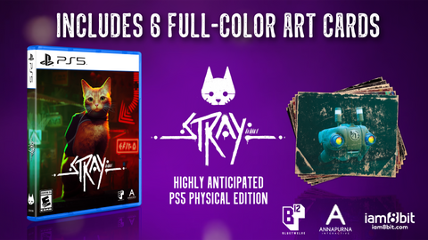 Stray • iam8bit Exclusive Edition • PS4 – Black Screen Records