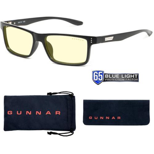 Gunnar Riot Blue Light Glasses - Onyx Frame with Amber Lens and