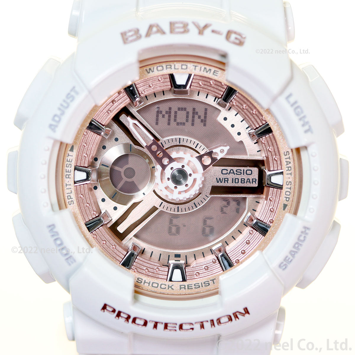 CASIO Baby-G 5338 BA-110RG時計ホワイト【送料無料】-