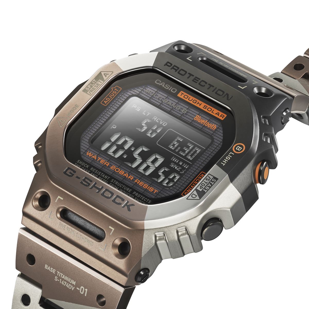 CASIO G-SHOCK GMW5000b フルメタル タフソーラー 美品-