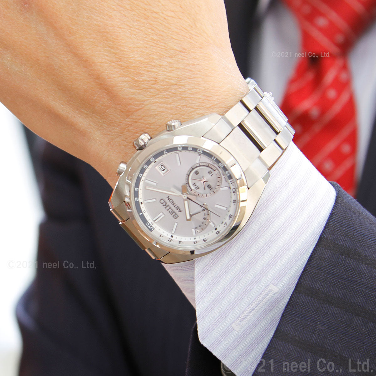 SEIKO アストロン SBXY009 ソーラー 腕時計 - ブランド腕時計