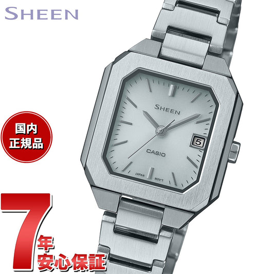 きワンプッ カシオ CASIO 腕時計 SHEEN シーン SHS-4503SPG-9AJF ソーラー サファイアガラス スワロフスキー