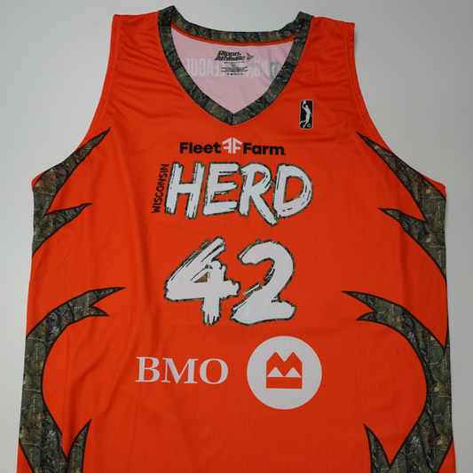 2022-23 BMO Art Theme Jersey #42 (No Name) – Wisconsin Herd Pro Shop