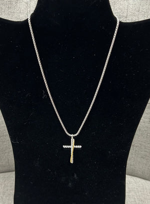 Twisted Cross Necklace - Glamour By Design Boutique